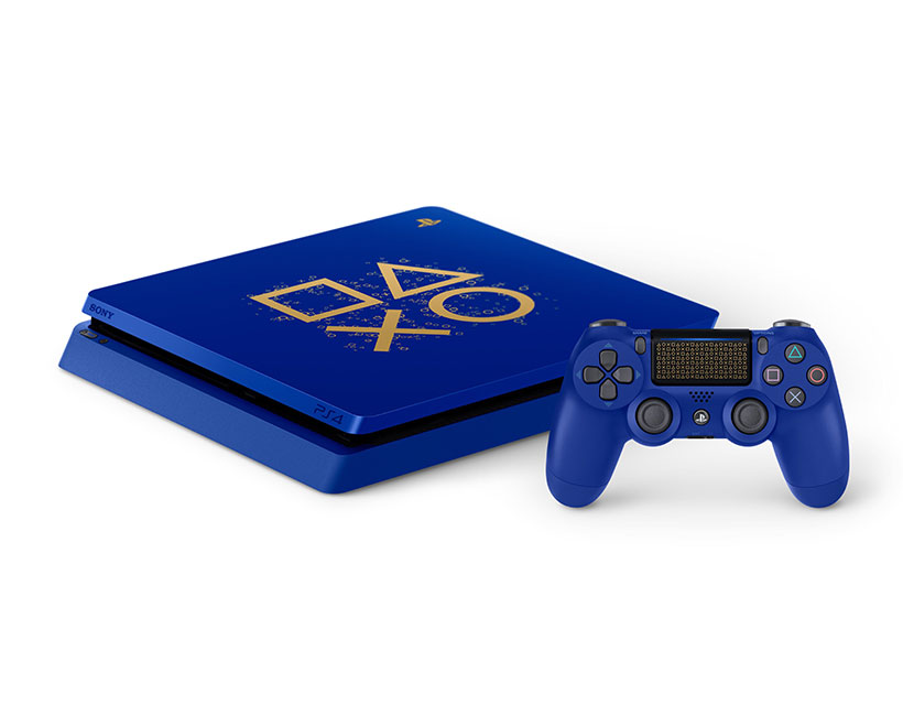 play station blue edition